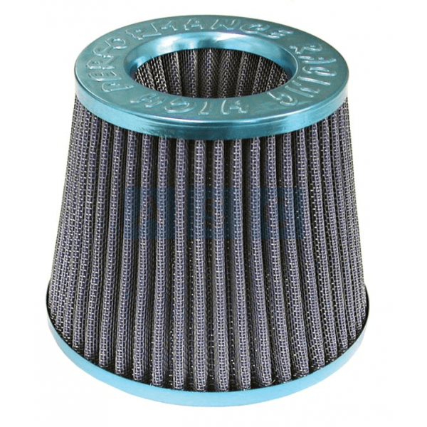 AIR FILTER 63MM NECK BLUE