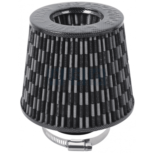 AIR FILTER 63MM NECK CARBON
