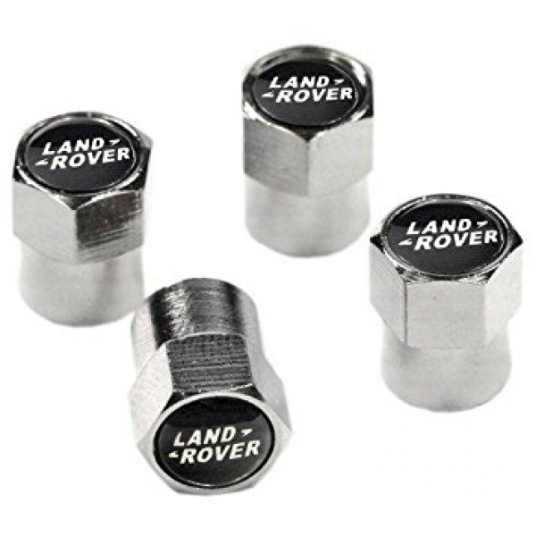 VALVE CAPS SET W/KEY RING LANDROVER
