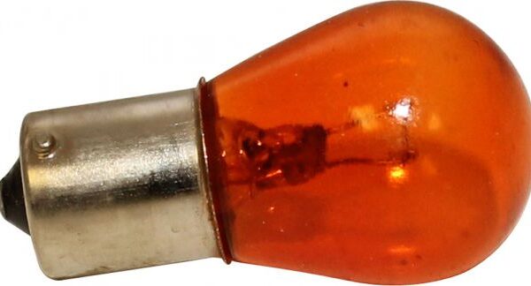 12V BULB AMBER SINGLE CONTACT (10 PCE)