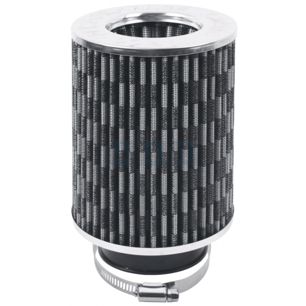 AIR FILTER LONG CHROME/CARBON