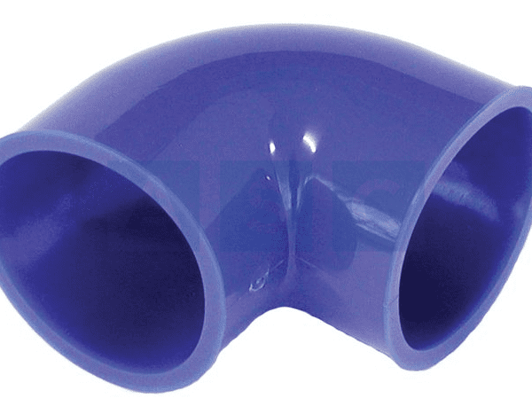 RUBBER 90 DEGREE BLUE 76MM