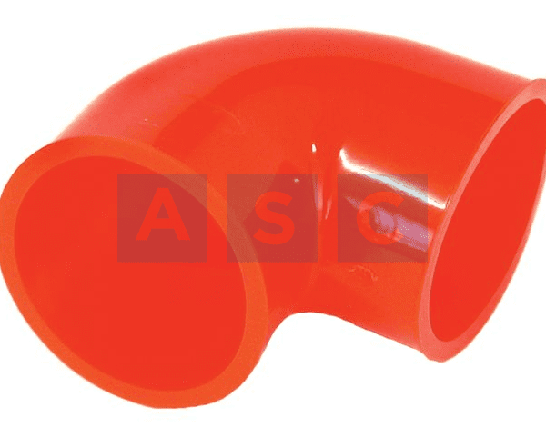 RUBBER 90 DEGREE JOINER RED76MM