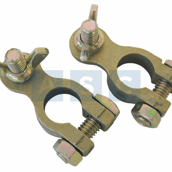 BATTERY TERMINAL SET ALL BRASS
